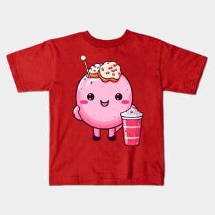 kawaii Ice cream  T-Shirt cute Candy food gilrl Kids T-Shirt